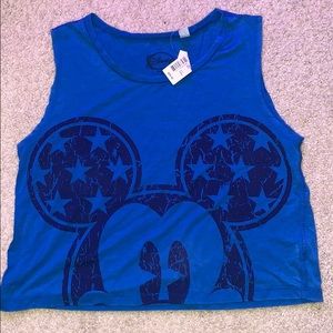 Mickey Mouse Americana Crop Top